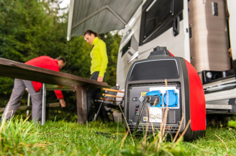 different size camping generators